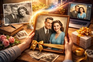 Сделать подарок из старого фото: как нейронные сети помогают оживить память и сохранить историю